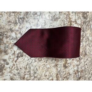BOCARA Red 100% Silk Necktie